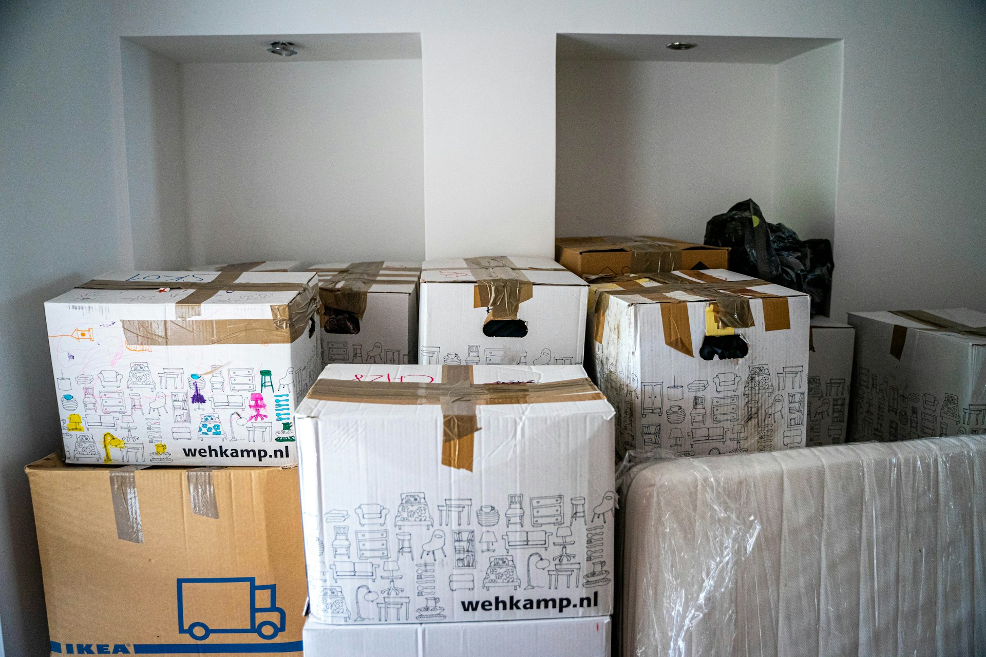 Stocker ses affaires pendant des travaux en dehors de chez soi